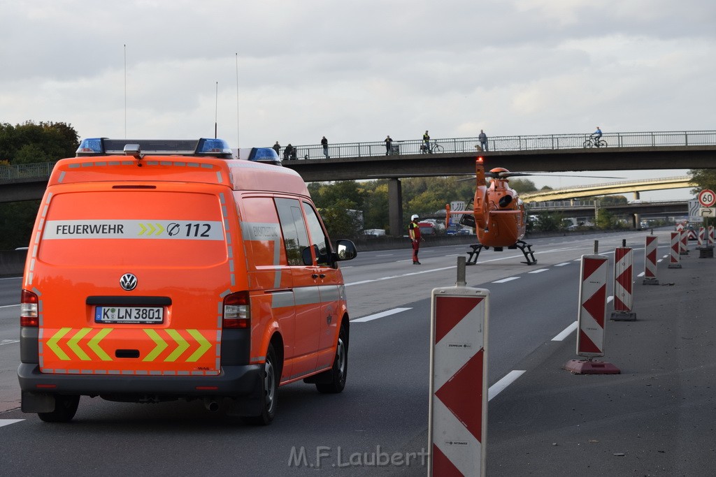 VU mehrere PKW A 3 Rich Oberhausen Hoehe AK Koeln Ost P115.JPG - Miklos Laubert